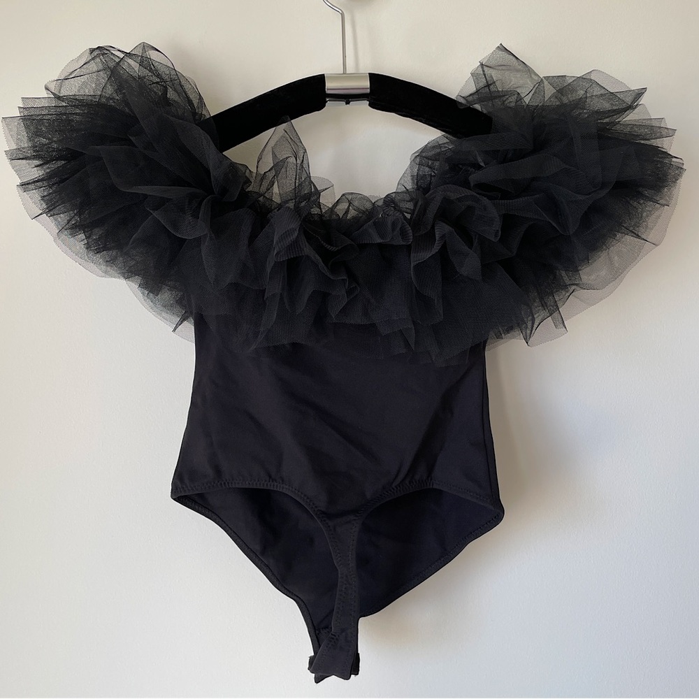 NEW Free People Big Love Bodysuit In Black - Picture 12 of 14